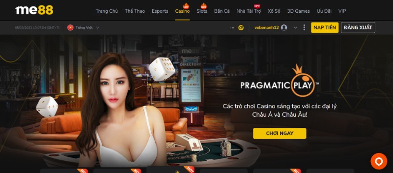 Cá cược casino tại Kubet nét