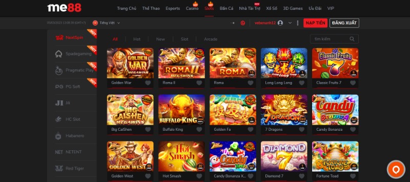 Game Slots nổi bật tại Kubet nét